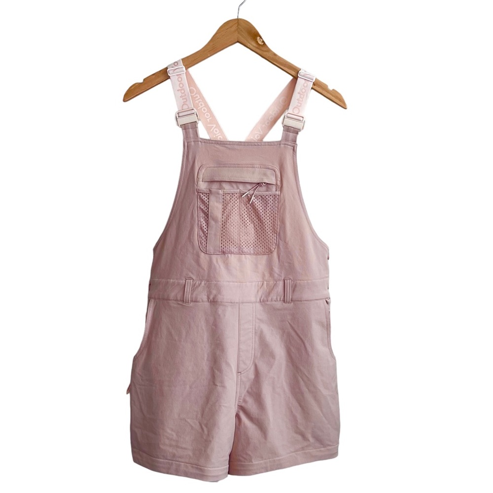 Outdoor Voices Pink Short Overalls
